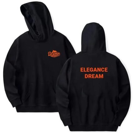 Black Elegance DreamHoodie With or text