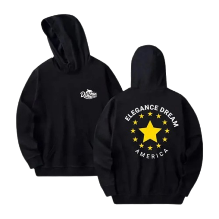 Elegance Dream Gold Star Hoodie