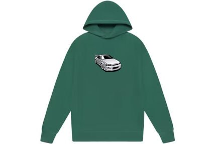 Green Car Elegance Dream Hoodie