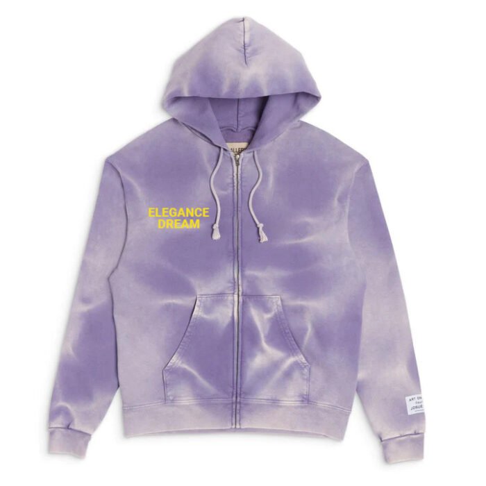 Elegance Dream purple jacket with yellow writing