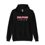 Blue Dolphin Black Elegance Dream Hoodie