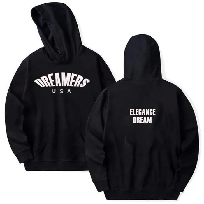 Elegance Dream Holiday Owl Hoodie – Black