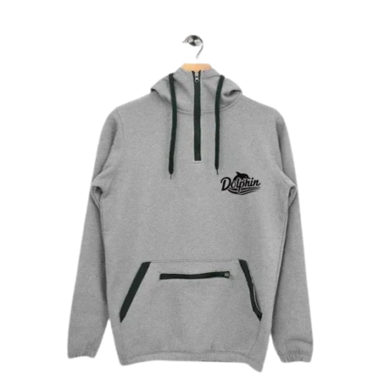 Dolphin Grey Hoodies For men's & Women's