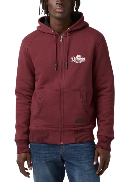 DOLPHIN Red Hoodie For Men's