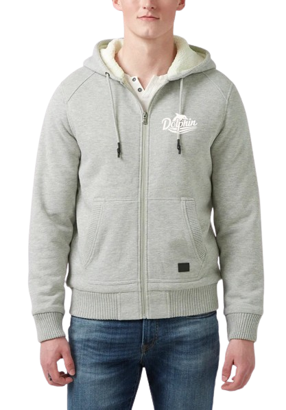 Light Grey Dolphin Hoodie for men's