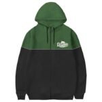 Green Hoodies For Mne's With Dolphin