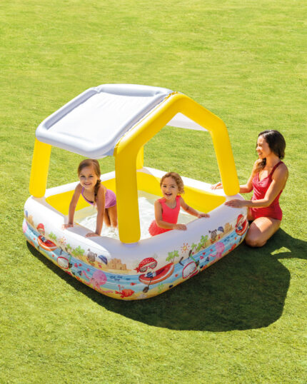 Sun Shade Inflatable Kiddie Pool